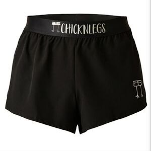 Chicknlegs Men's Black 2" Split Shorts Medium